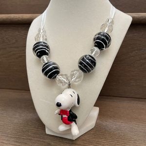 *Handmade Snazzy Snoopy Beaded Necklace!*